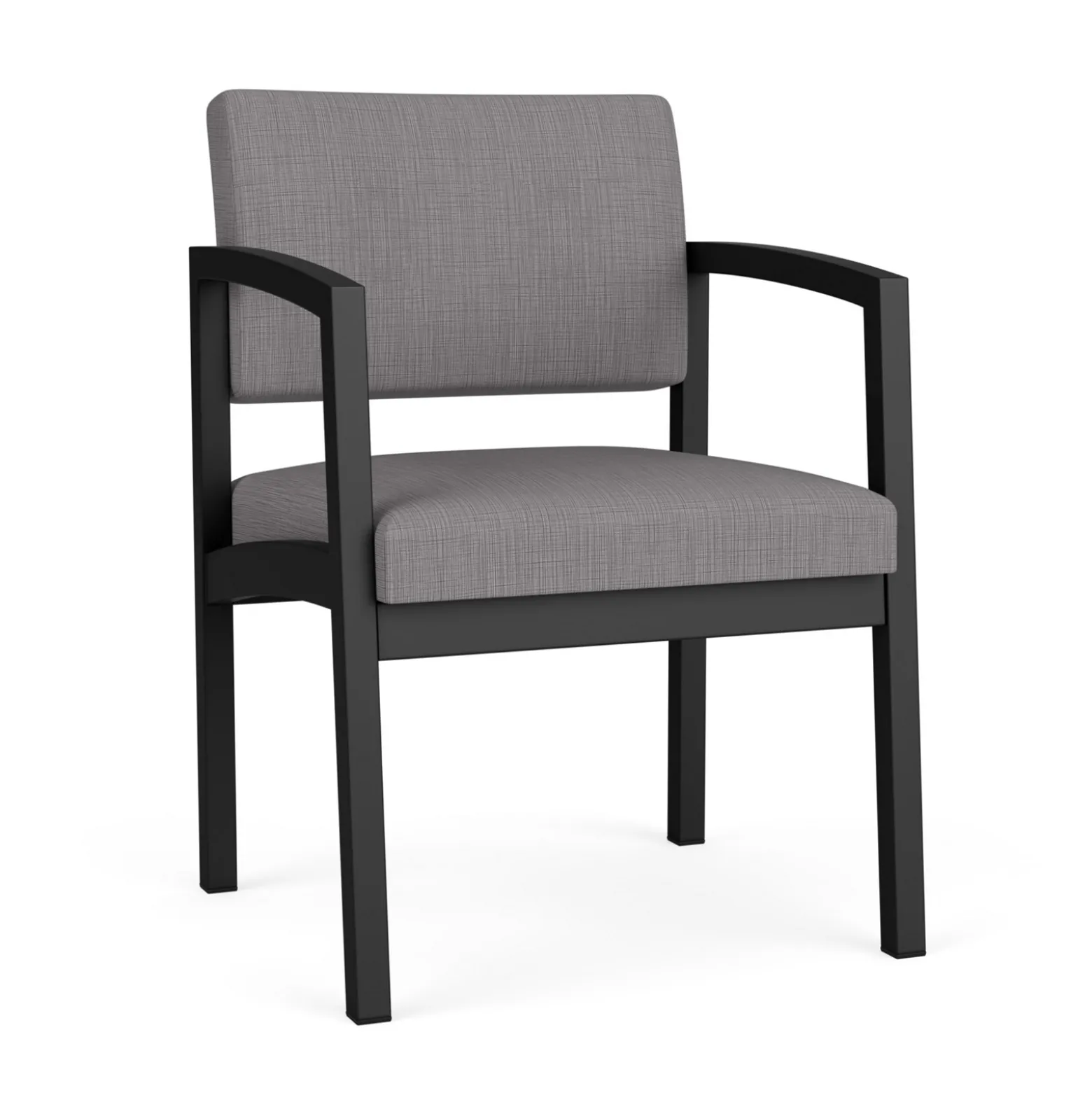 New Castle Steel Guest Chair with Designer Upholstery