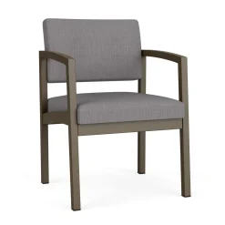 New Castle Steel Guest Chair with Designer Upholstery
