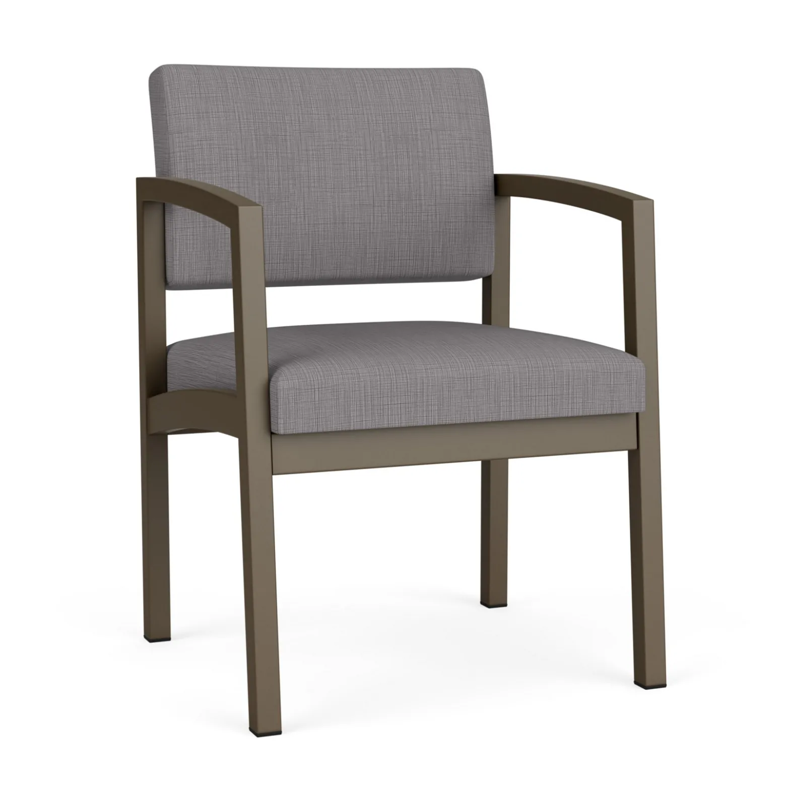 New Castle Steel Guest Chair with Designer Upholstery