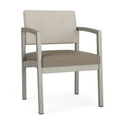 New Castle Steel Guest Chair with Designer Upholstery