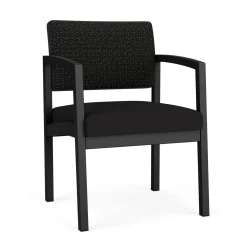 New Castle Steel Guest Chair with Designer Upholstery