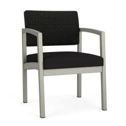 New Castle Steel Guest Chair with Designer Upholstery