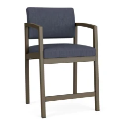 New Castle Steel Hip Chair with Designer Upholstery