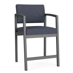 New Castle Steel Hip Chair with Designer Upholstery