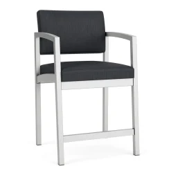 New Castle Steel Hip Chair with Designer Upholstery