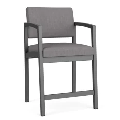 New Castle Steel Hip Chair with Designer Upholstery