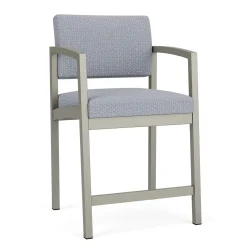 New Castle Steel Hip Chair with Designer Upholstery