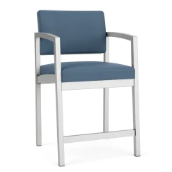 New Castle Steel Hip Chair with Standard Upholstery