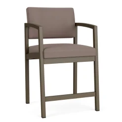 New Castle Steel Hip Chair with Standard Upholstery