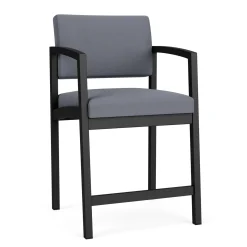 New Castle Steel Hip Chair with Standard Upholstery