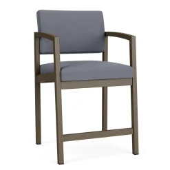 New Castle Steel Hip Chair with Standard Upholstery