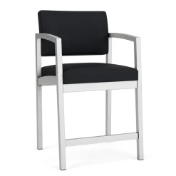 New Castle Steel Hip Chair with Standard Upholstery