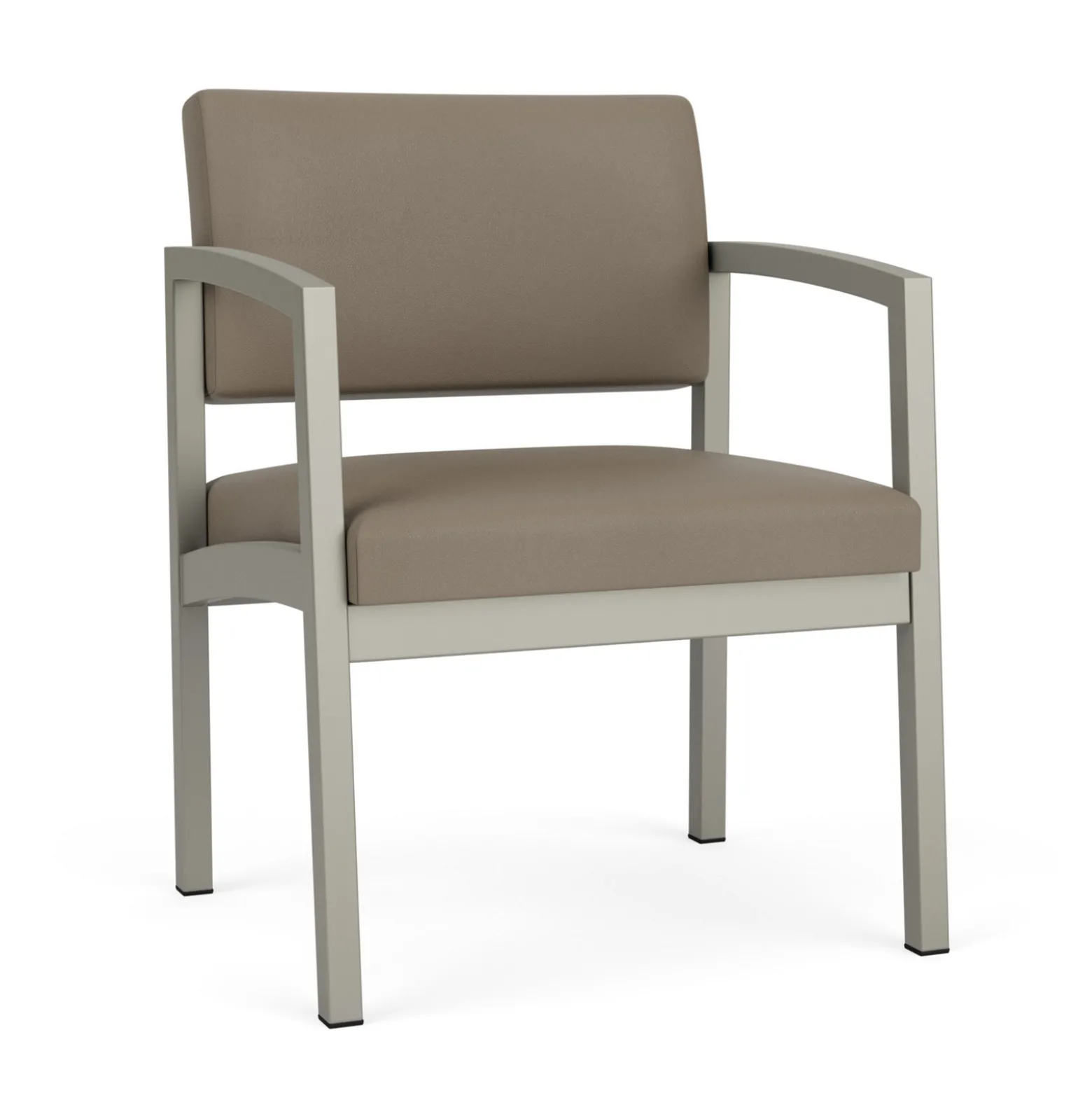 New Castle Steel Oversized Guest Chair with Standard Upholstery