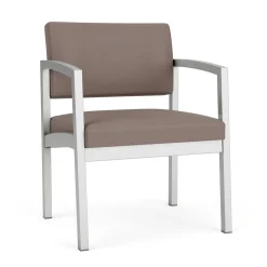 New Castle Steel Oversized Guest Chair with Standard Upholstery