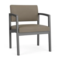 New Castle Steel Oversized Guest Chair with Standard Upholstery