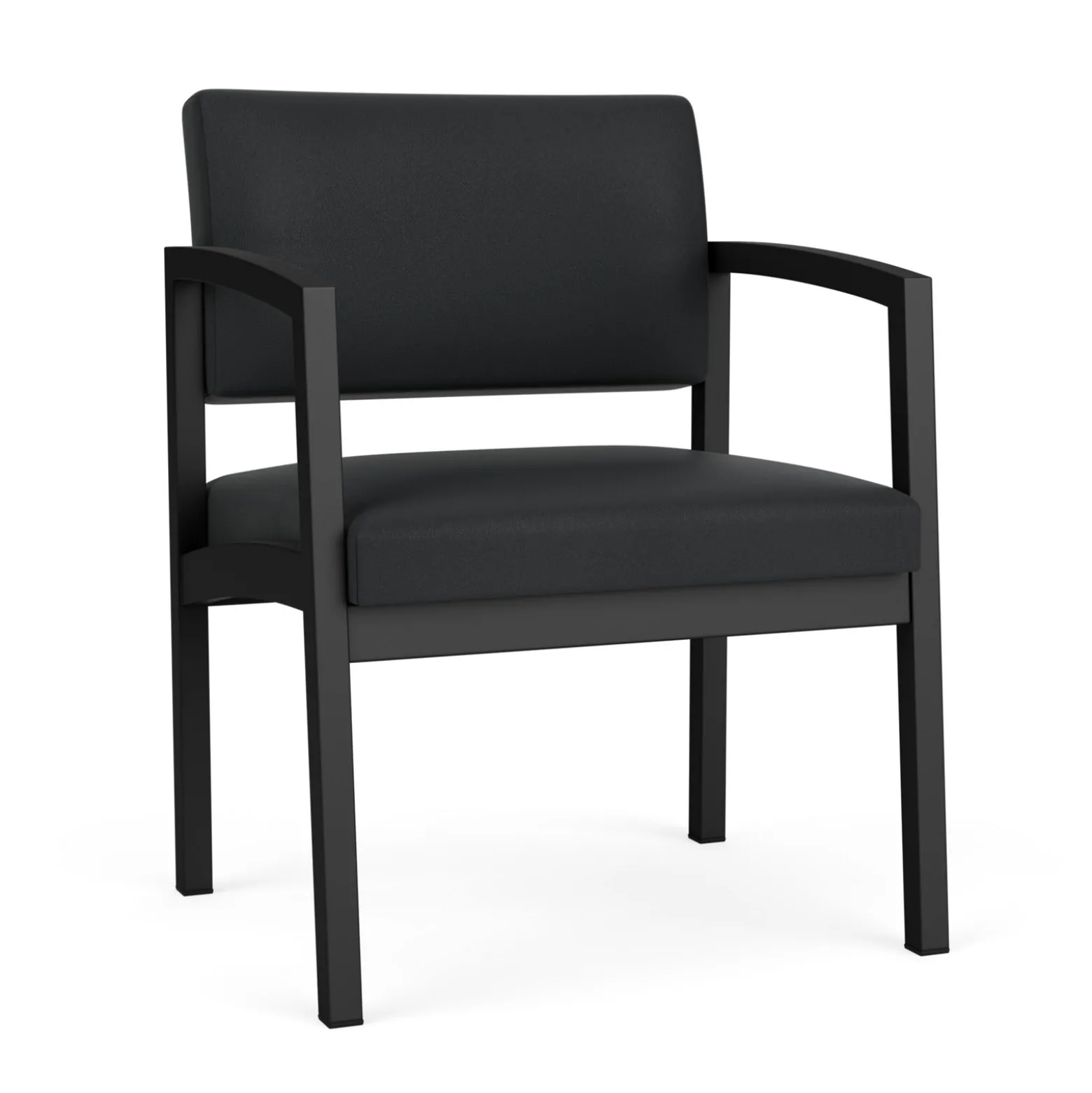 New Castle Steel Oversized Guest Chair with Standard Upholstery