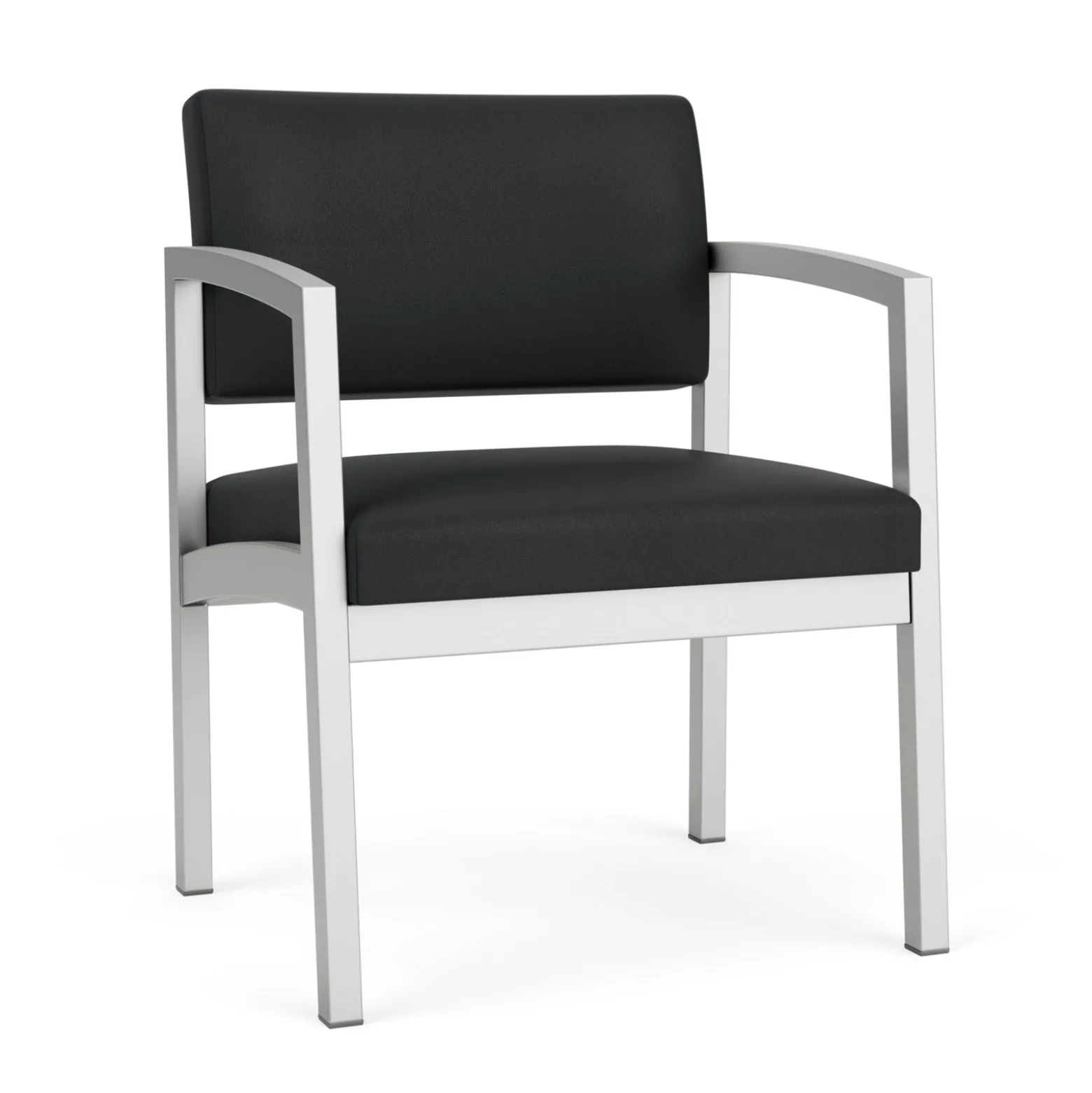 New Castle Steel Oversized Guest Chair with Standard Upholstery