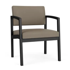 New Castle Steel Oversized Guest Chair with Standard Upholstery