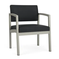 New Castle Steel Oversized Guest Chair with Standard Upholstery