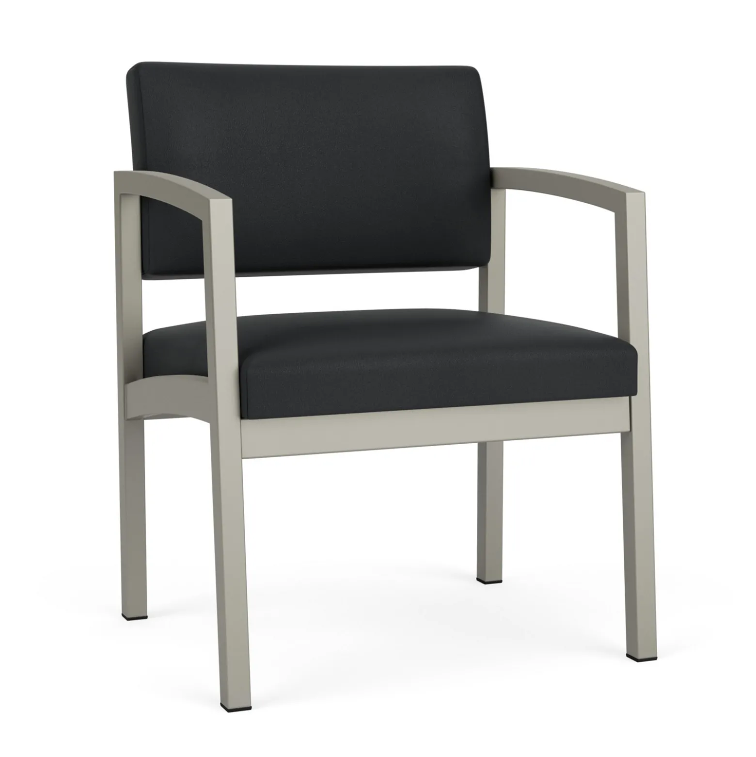New Castle Steel Oversized Guest Chair with Standard Upholstery