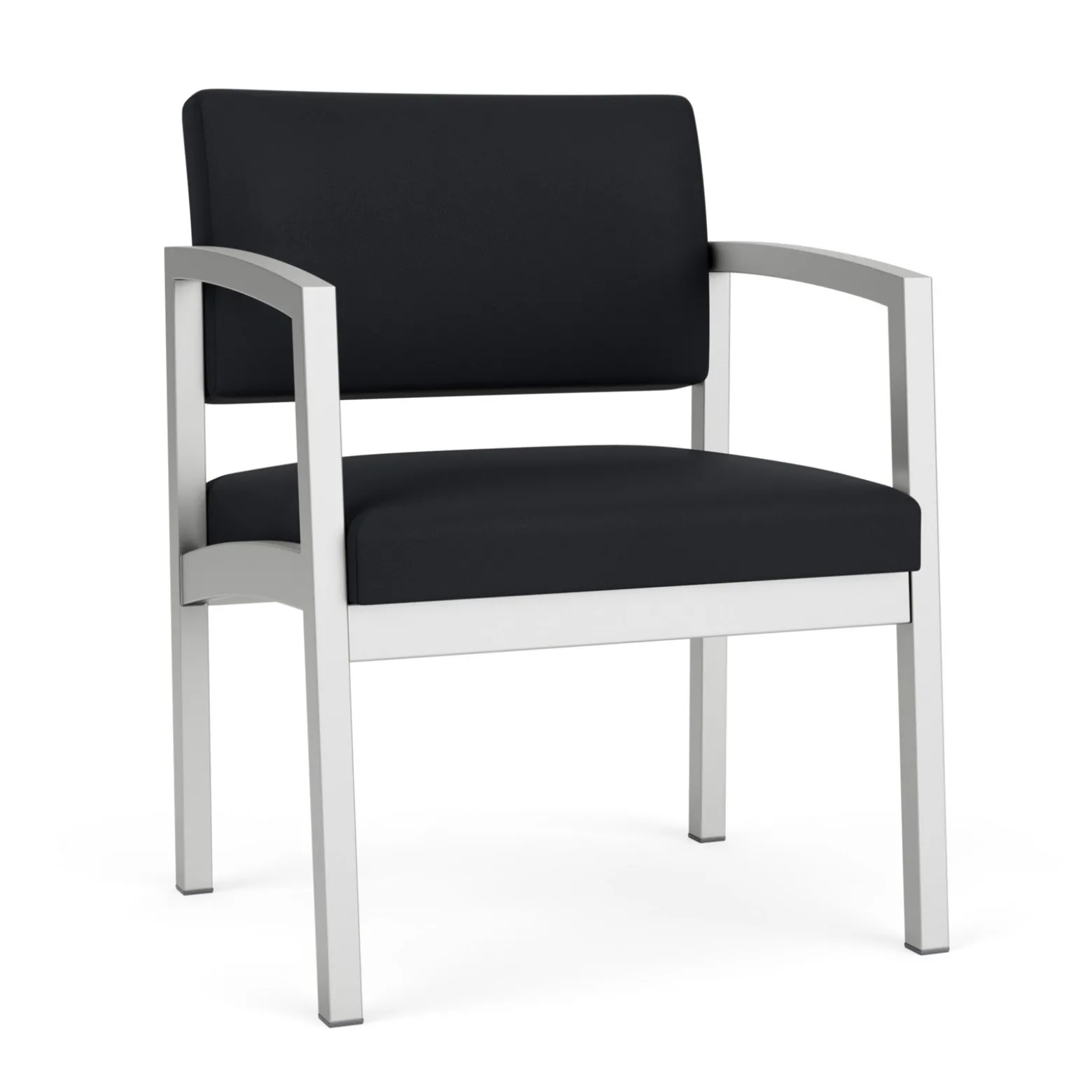 New Castle Steel Oversized Guest Chair with Standard Upholstery