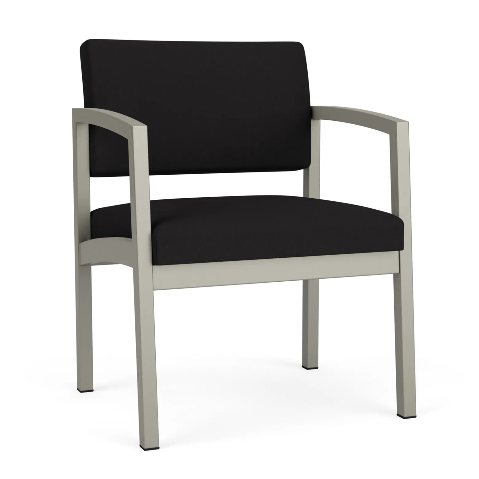 New Castle Steel Oversized Guest Chair with Standard Upholstery