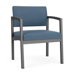 New Castle Steel Oversized Guest Chair with Standard Upholstery