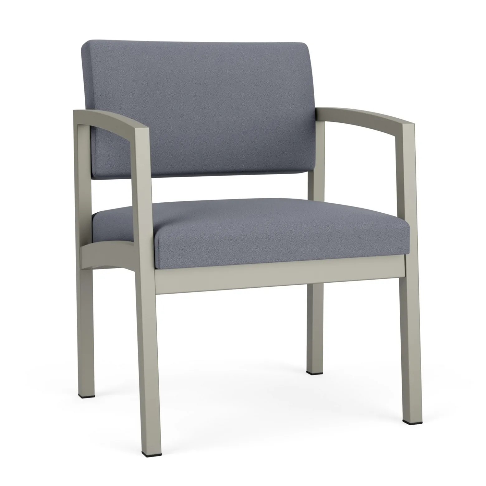 New Castle Steel Oversized Guest Chair with Standard Upholstery