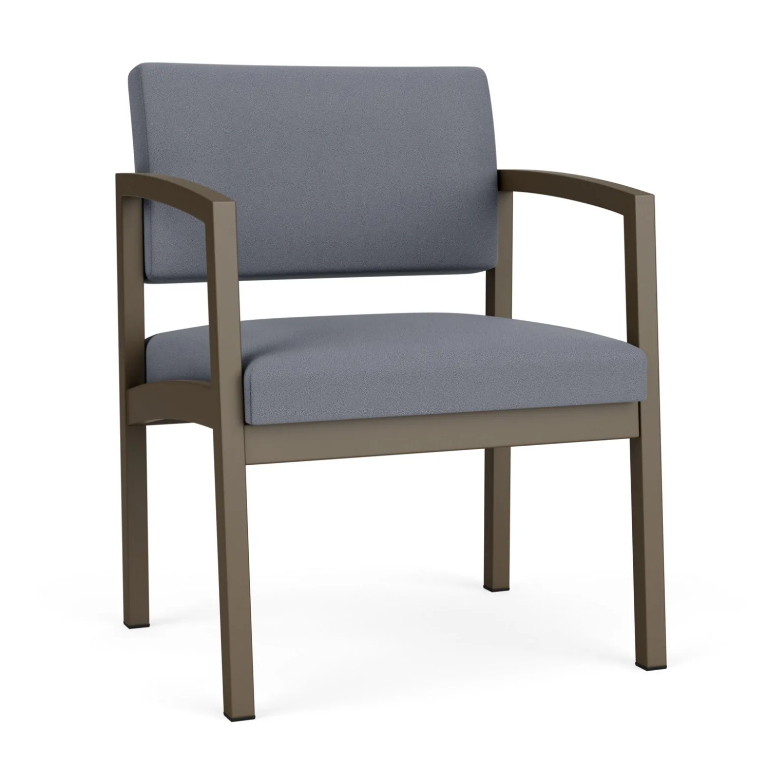 New Castle Steel Oversized Guest Chair with Standard Upholstery