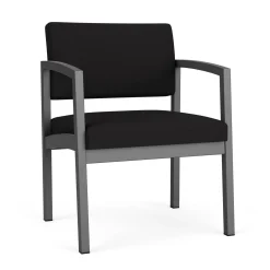 New Castle Steel Oversized Guest Chair with Standard Upholstery