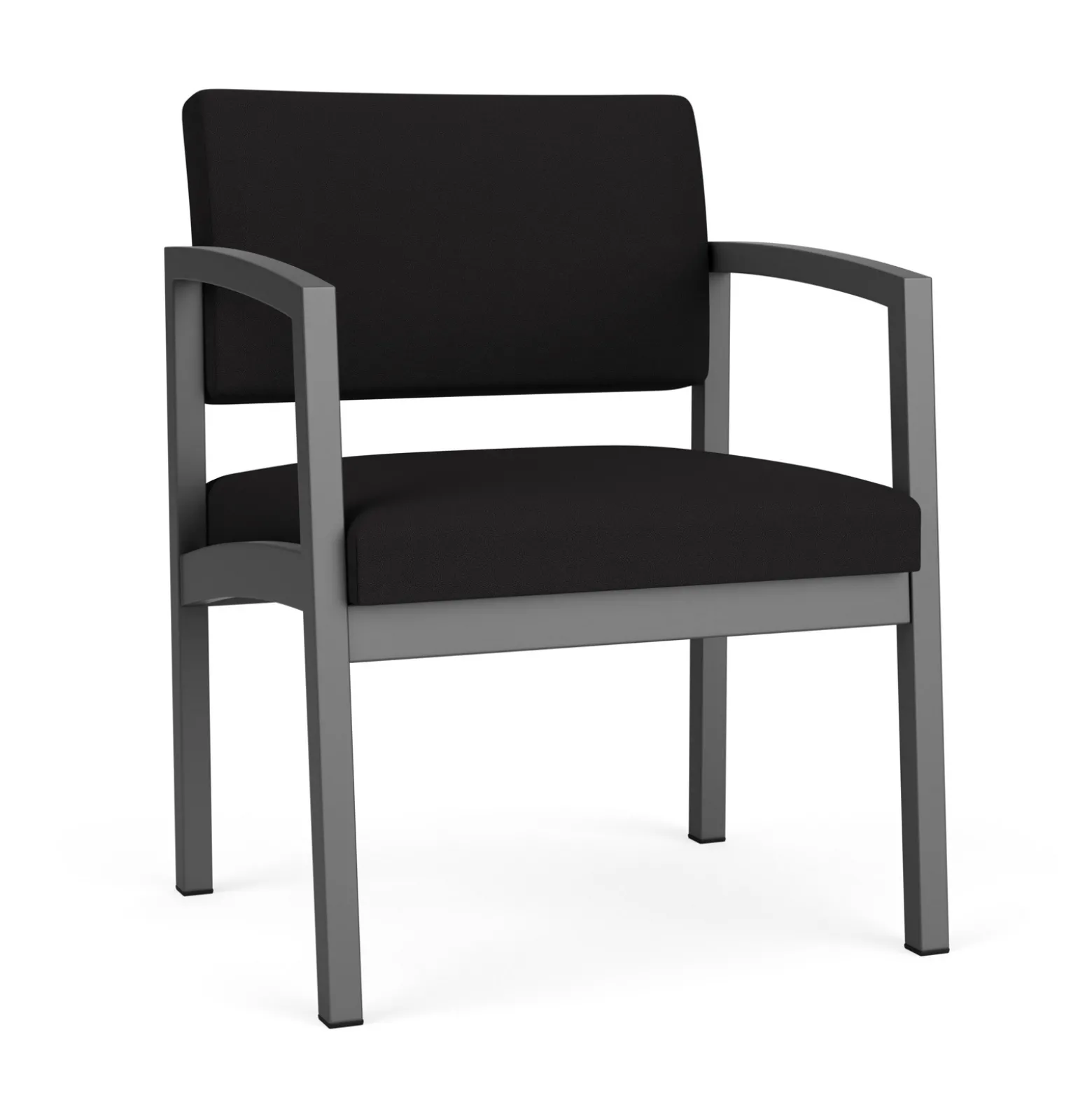 New Castle Steel Oversized Guest Chair with Standard Upholstery