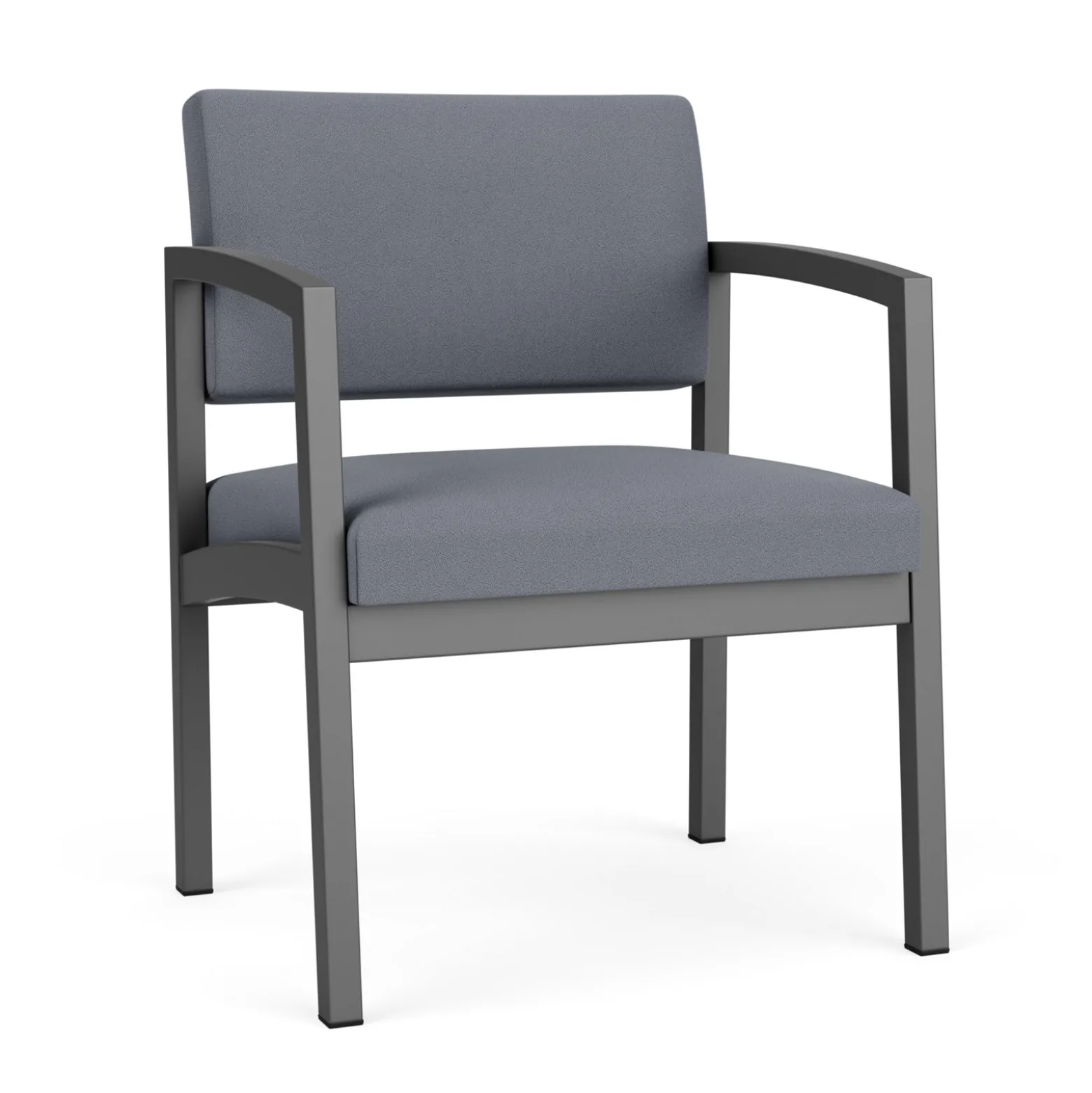 New Castle Steel Oversized Guest Chair with Standard Upholstery