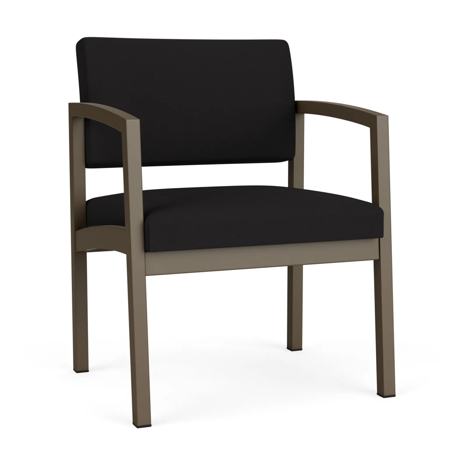New Castle Steel Oversized Guest Chair with Standard Upholstery