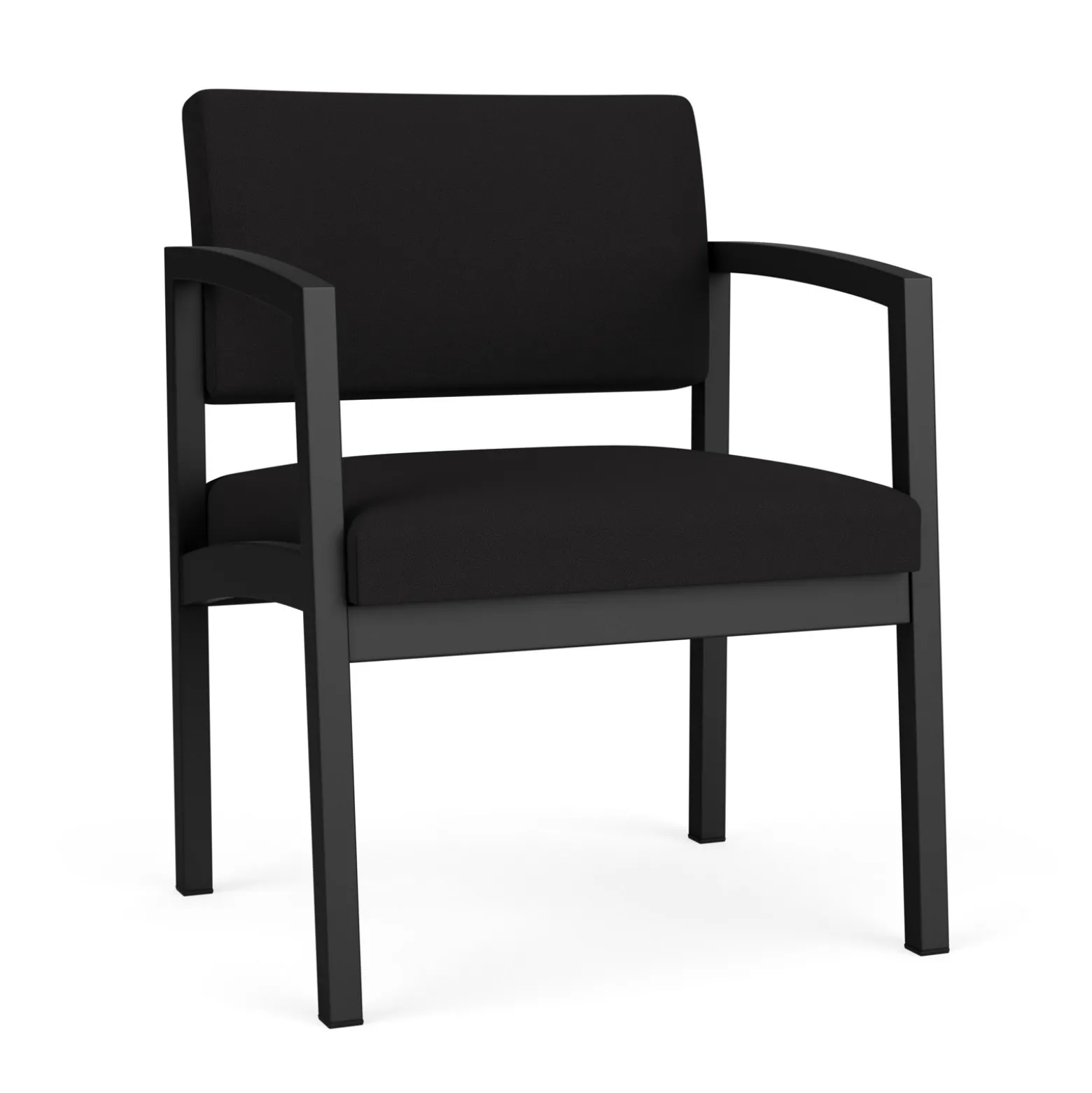 New Castle Steel Oversized Guest Chair with Standard Upholstery