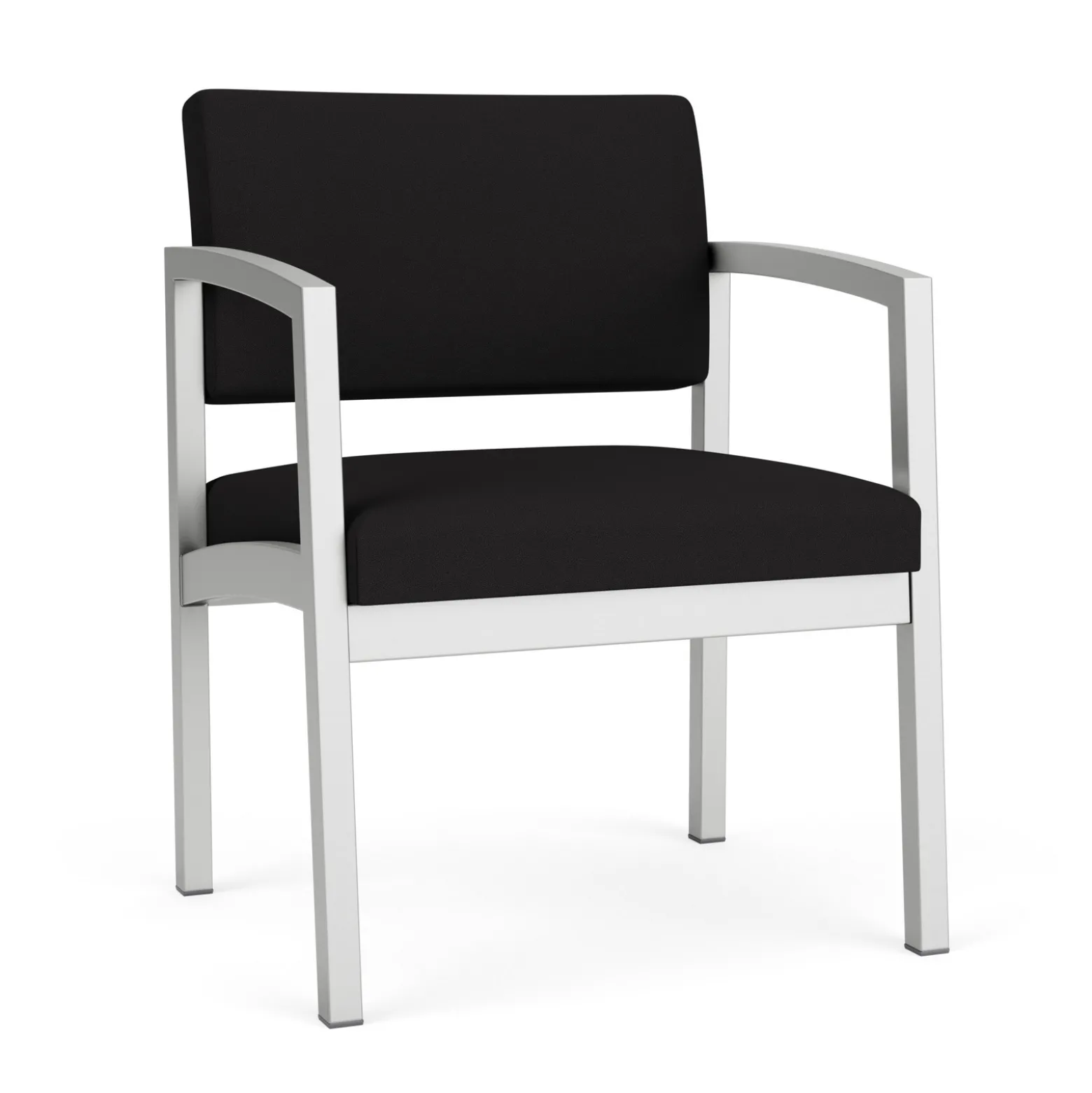 New Castle Steel Oversized Guest Chair with Standard Upholstery