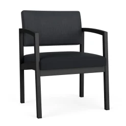New Castle Steel Oversized Guest Chair with Designer Upholstery