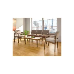 New Castle Steel Three Seat Sofa Designer Upholstery