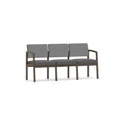 New Castle Steel Three Seat Sofa Designer Upholstery