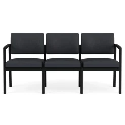 New Castle Steel Three Seat Sofa Designer Upholstery