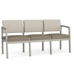 New Castle Steel Three Seat Sofa Designer Upholstery