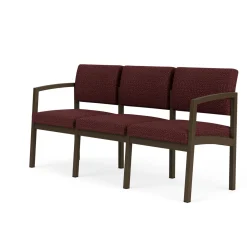 New Castle Steel Three Seat Sofa Designer Upholstery