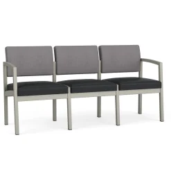 New Castle Steel Three Seat Sofa Designer Upholstery