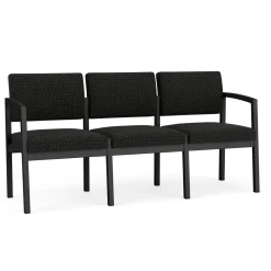 New Castle Steel Three Seat Sofa Designer Upholstery