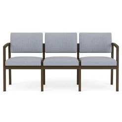 New Castle Steel Three Seat Sofa Designer Upholstery