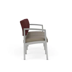New Castle Steel Three Seat Sofa Designer Upholstery
