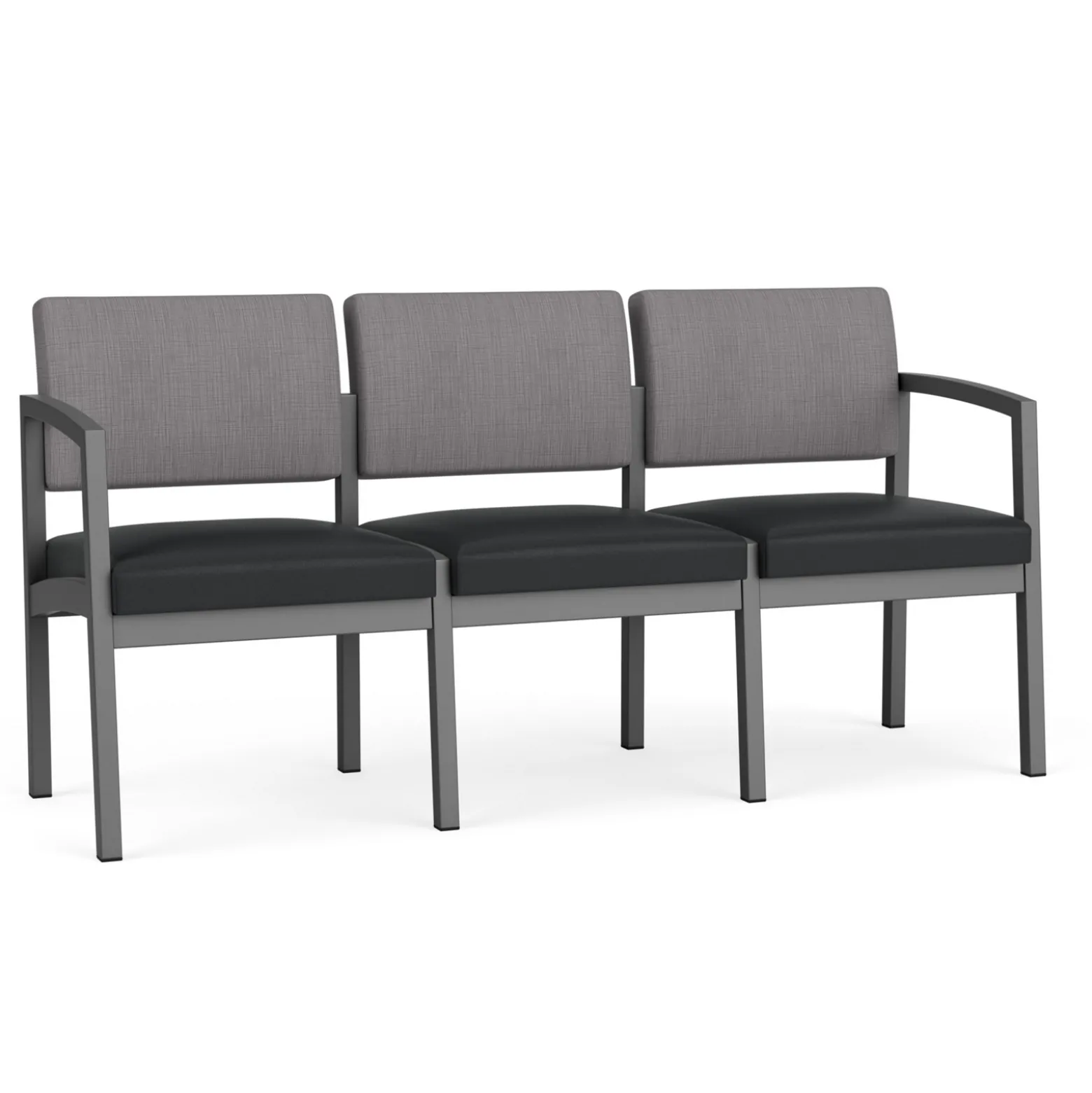 New Castle Steel Three Seat Sofa Designer Upholstery