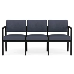New Castle Steel Three Seat Sofa Designer Upholstery