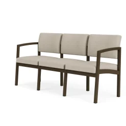 New Castle Steel Three Seat Sofa Designer Upholstery