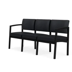New Castle Steel Three Seat Sofa Designer Upholstery