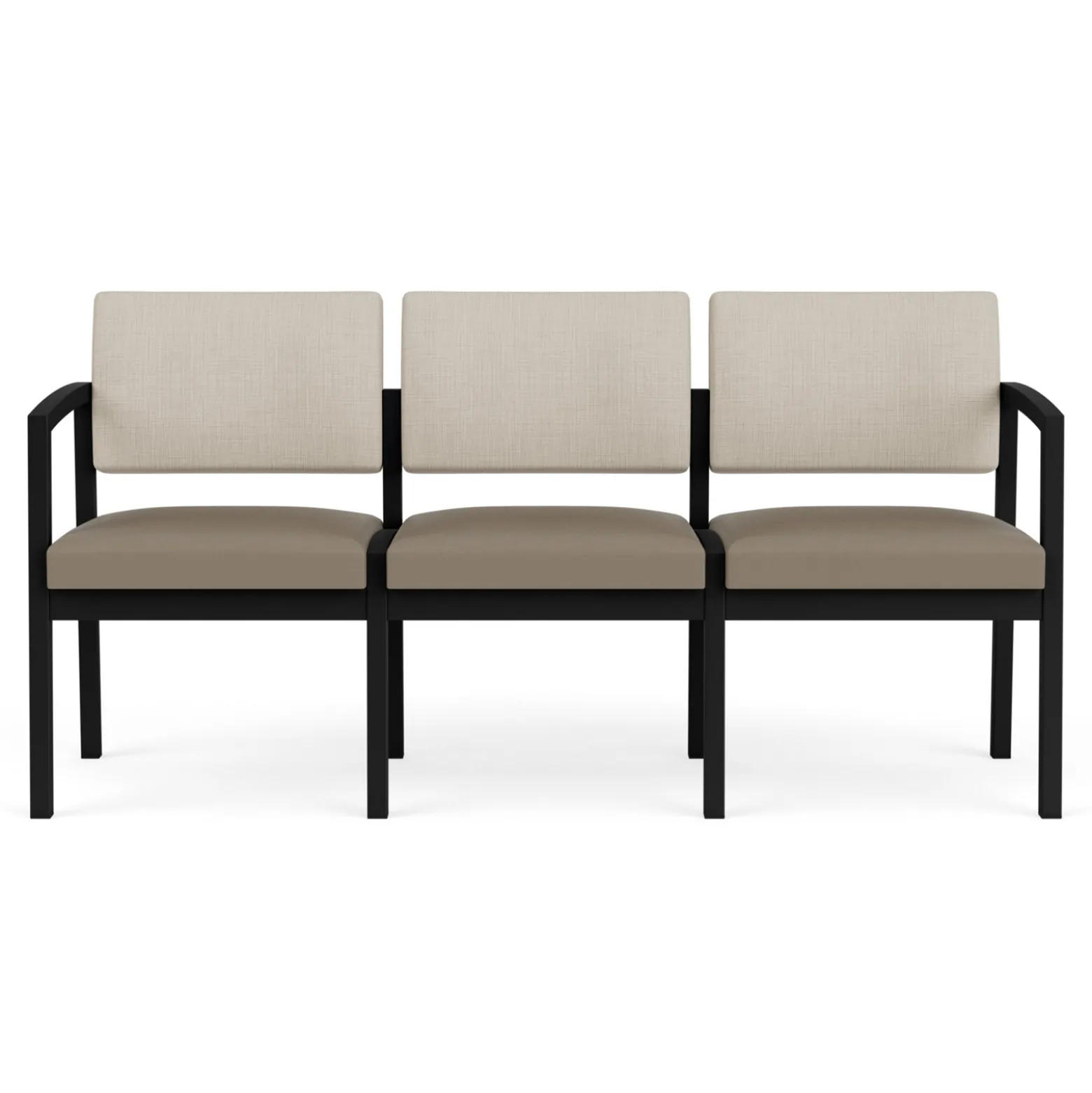New Castle Steel Three Seat Sofa Designer Upholstery